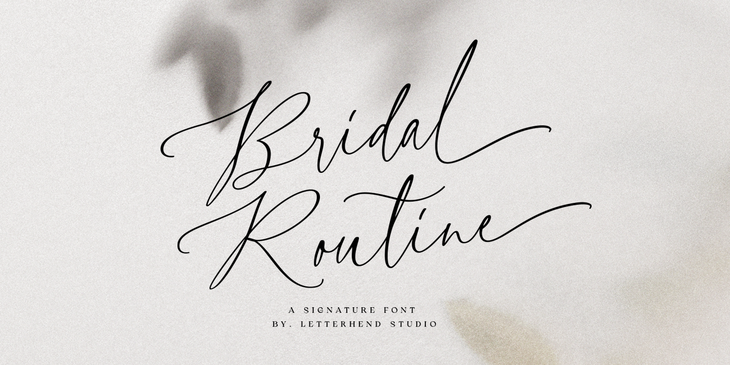 Bridal Routine sample image